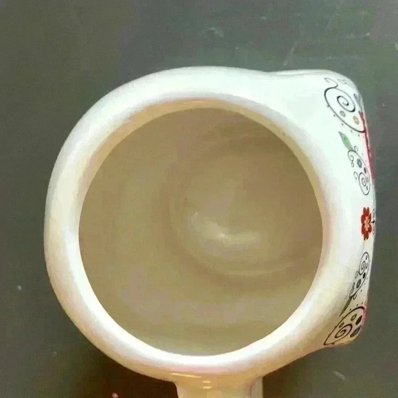 Day of the Dead Mug Skull OFF White Ceramic Coffee Mug 10 oz Cup - Picture 2 of 7